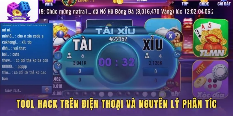 Tool hack trên điện thoại và nguyên lý phân tích xác suất tài xỉu